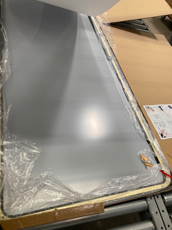 Photo 1 of **** SEE NOTE ***  Protylctaster Door Mirror Full Length,Over The Door Mirrors,48"x14" Hanging Mirror Full Body,Mirrors for Wall,Full Length Wall Mounted(Black)