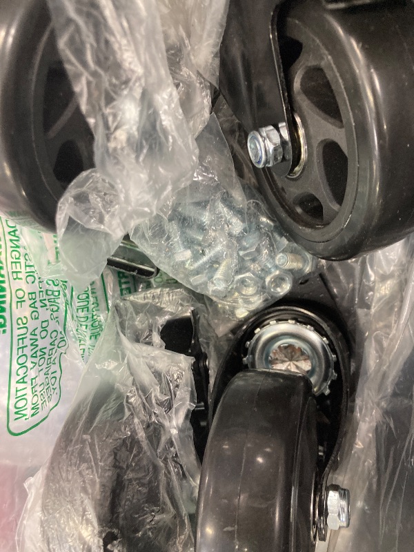 Photo 1 of **** SEE NOTES ****   4 inch Stem Casters Wheels Heavy Duty 2000lbs - 3/8"-16 x 1(Stem Diameter 3/8", Stem Length 1"),Threaded Stem Casters Set of 4, Swivel Casters Black