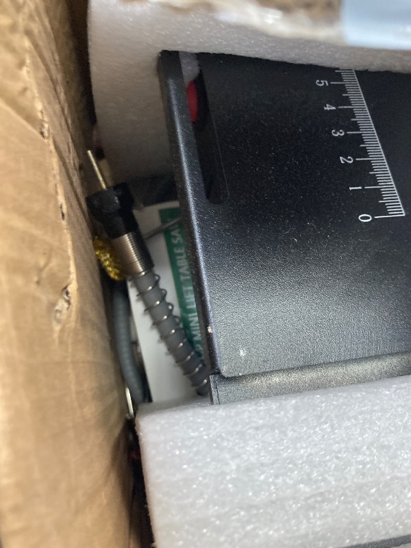 Photo 1 of Mini Table Saw,100W Mini Desktop Electric Saw Cutter Speed & Angle Adjustable 16MM Cutting Depth, Seven Speed Adjustable Power Supply,table sawelectrical, mini table saw for crafts