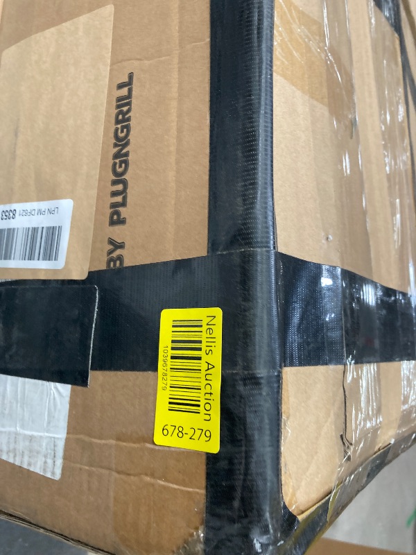 Photo 1 of **GRILL CART ONLY**Turbo E Exclusive Grill Cart with Wheels - Spacious Side Shelves, Integrated Storage & Sleek Black Finish to Match Turbo E Outdoor Grills Seamlessly (Includes Weather-Resistant Grill Cover)