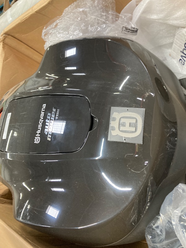 Photo 1 of ***MISSING PARTS***Husqvarna Automower 115H 4G Robotic Lawn Mower with Patented Guidance System, Automatic Lawn Mower with Self Installation and Ultra-Quiet Smart Mowing Technology for Small to Medium Yards (0.4 Acre)