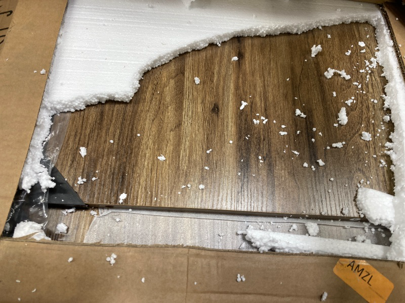 Photo 1 of ***(MISSING PARTS -SELLING AS PARTS ONLY)*** 
DWVO 63 Inch Double Dog Crate Furniture for 2 Dogs, Heavy Duty Wooden Dog Crate TV Stand with Charging Station, Dog Kennel Indoor Furniture Double Sliding Barn Door Design Ideal for 2 Dogs, Oak