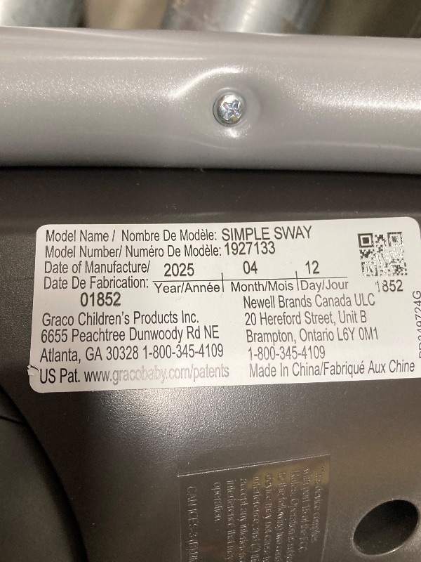 Photo 1 of ***MISSING PARTS UNKNOWN, NOT IN ORIGINAL PACKAGING*** Graco  Leaf Grow Bouncer
