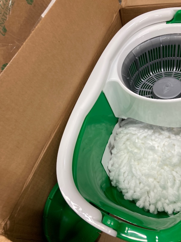 Photo 1 of **ONLY ONE REFILL MOP**Libman Tornado Spin Mop System, Spinning Floor Mopping and Bucket with Wringer Set for Home, Hardwood, Laminate, Tile Cleaning, Includes 1 Machine Washable Replacement Head Refills (2 Total)