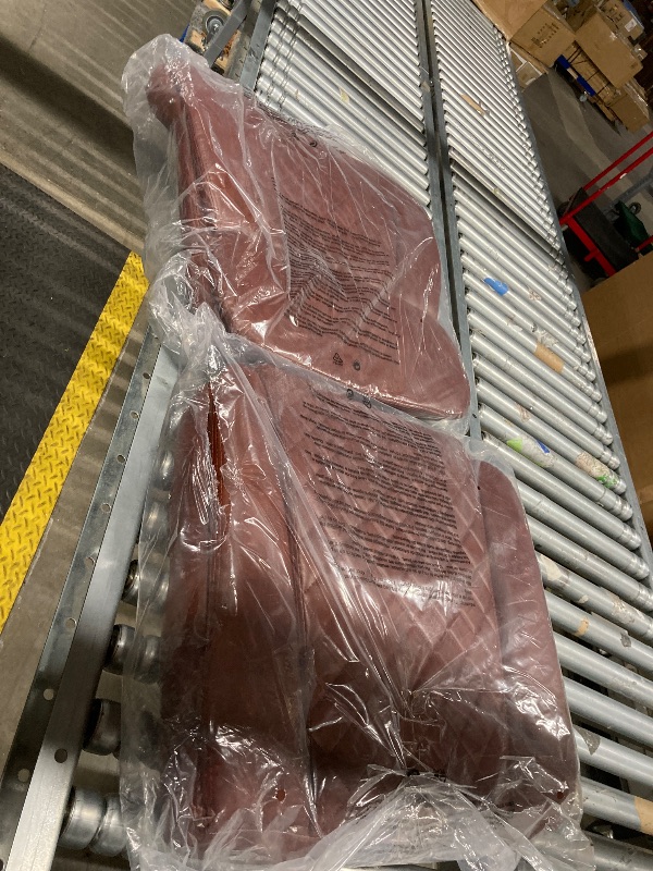 Photo 1 of ***MISSING PARTS**Seenda Big and Tall Office Chair, 330lbs Leather Desk Chair with Padded Arms, Wide Seat Ergonomic Computer Chair, 360 Swivel Computer Task Chair for Adults, Brown