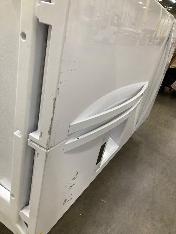 Photo 1 of **HAS SOME MARKS-SEE PICS**KENMORE BOTTOM FREEZER REFRIGERATOR 25.5. CU FT.  25.5 cu. ft. French Door refrigerator, White