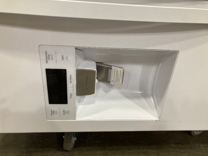 Photo 1 of **HAS SOME MARKS-SEE PICS**KENMORE BOTTOM FREEZER REFRIGERATOR 25.5. CU FT.  25.5 cu. ft. French Door refrigerator, White