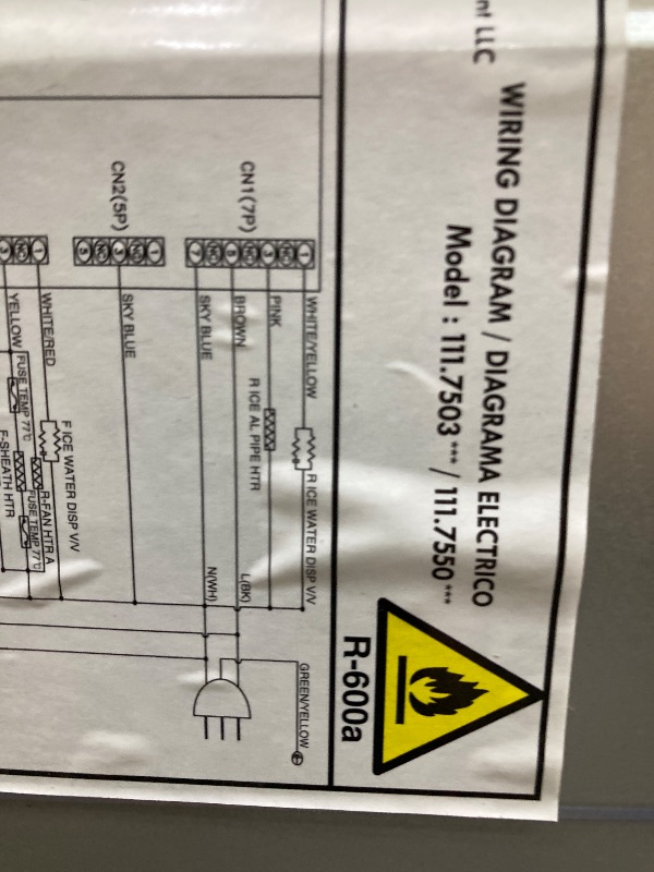 Photo 1 of **HAS SOME MARKS-SEE PICS**KENMORE BOTTOM FREEZER REFRIGERATOR 25.5. CU FT.  25.5 cu. ft. French Door refrigerator, White