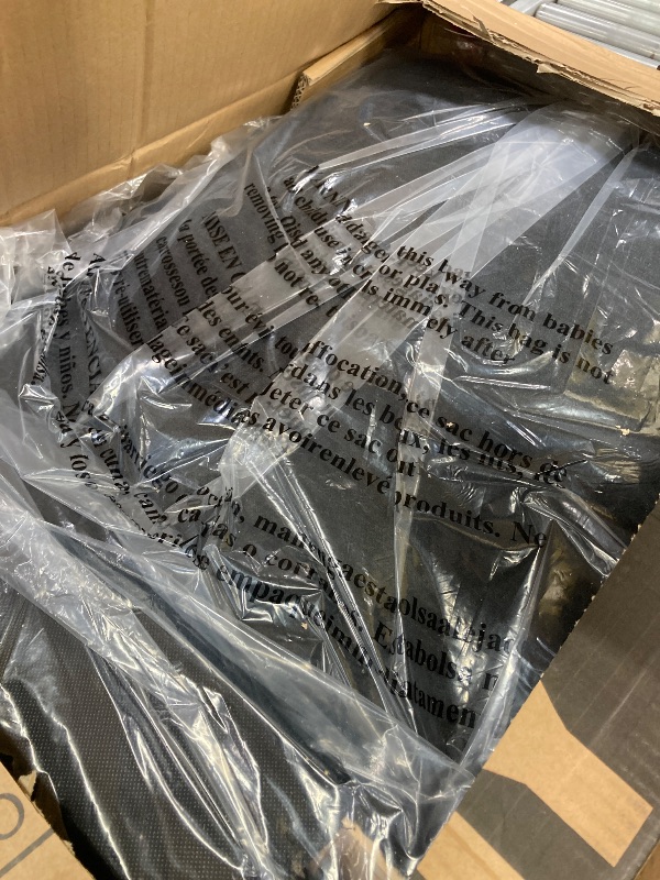 Photo 1 of ***SET OF 2 ONLY ***COLAMY Button Tufted Dining Chairs Set of 2, Parsons Upholstered Fabric Dining Room Chairs Kitchen Chairs with Wood Legs and Padded Seat, Black  ***(BOX RIPPED/TORN)*** 