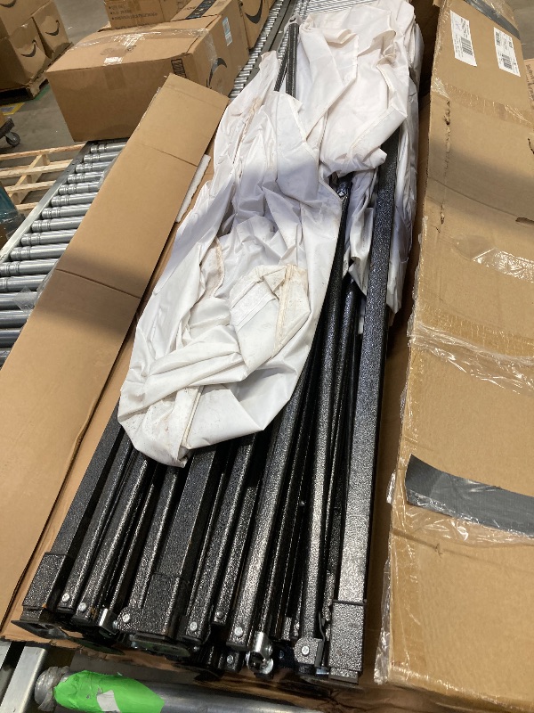 Photo 1 of ****used*****GVDV 10' x 20' Pop up Canopy Tent Party Tent Outdoor Event Instant Tent Gazebo with Removable Sidewalls and Carry Bag, White