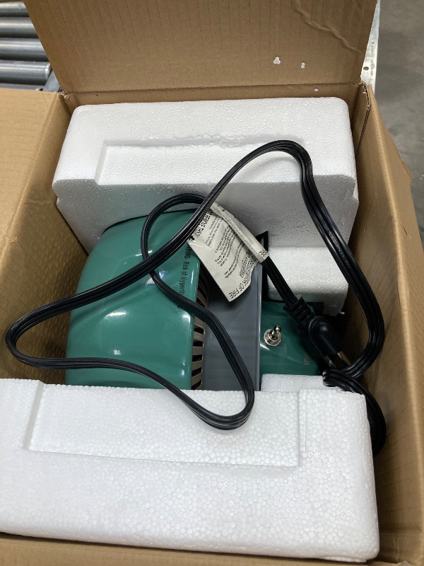 Photo 1 of *****NOT FUNCTIONAL*****Vornado VHEAT™ Vintage Metal Space Heater, 2 Heat Settings, Retro Midcentury Design, Whole Room Heat Circulation, Gentle Heating, Vintage Style for Home, Bedroom, and Office, Green