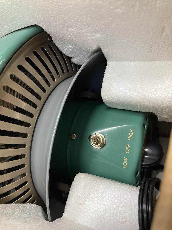 Photo 1 of *****NOT FUNCTIONAL*****Vornado VHEAT™ Vintage Metal Space Heater, 2 Heat Settings, Retro Midcentury Design, Whole Room Heat Circulation, Gentle Heating, Vintage Style for Home, Bedroom, and Office, Green