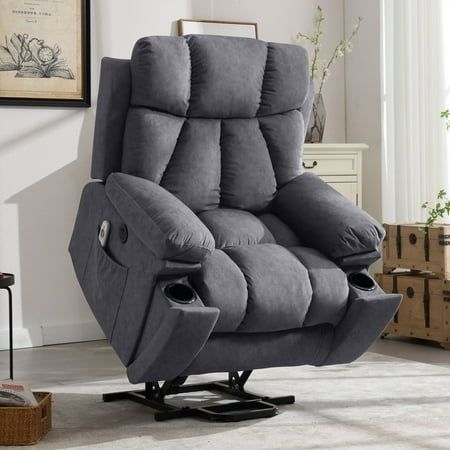Photo 1 of **used****JONPONY Power Lift Recliner Chairs with Massage and Heat Heavy Duty Reclining Mechanism Massage Chair with 2 Concealed Cup Holders Side Pocket USB Por