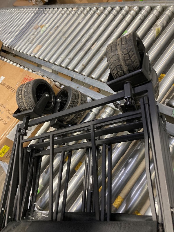 Photo 1 of ***used***HIJOB 330LBS Collapsible Garden Wagon Rolling Cart with Large Capacity for Grocery Shopping Ootdoor Camping Sports