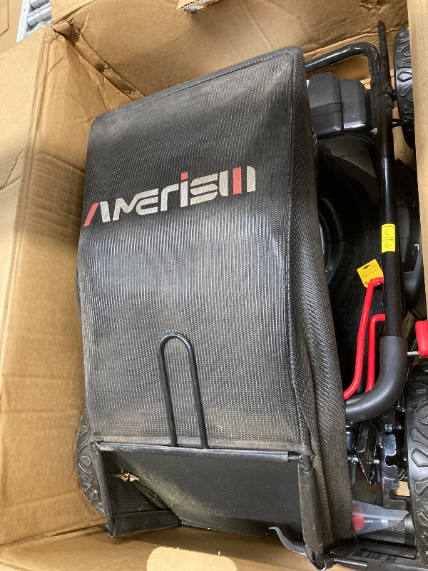 Photo 1 of **MAKES NOISE**Amerisun 21 170cc Self-Propelled Gas Lawn Mower with 6-position Height Adjustment