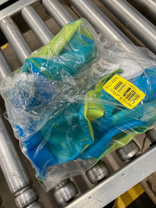 Photo 1 of ***(MISSING PART - SELLING AS IS ***
LAYCOL Baby Swimming Float Inflatable Baby Pool Float Ring with Sun Protection Canopy,add Tail no flip Over for Age of 3-36 Months (Blue, L)