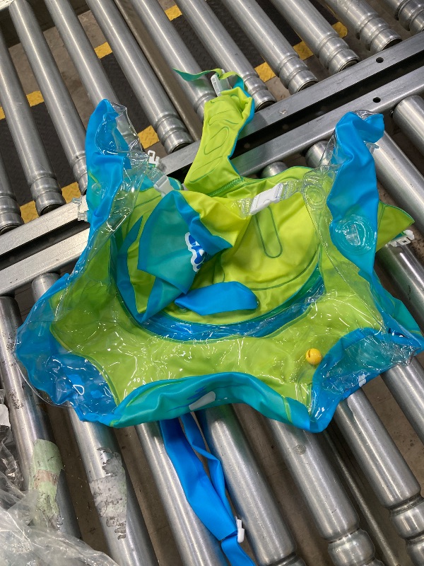 Photo 1 of ***(MISSING PART - SELLING AS IS ***
LAYCOL Baby Swimming Float Inflatable Baby Pool Float Ring with Sun Protection Canopy,add Tail no flip Over for Age of 3-36 Months (Blue, L)