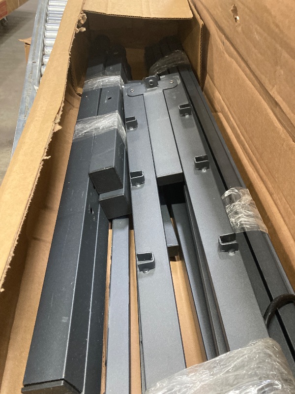 Photo 1 of *************METAL PLATFORM ONLY********Gohapnis Full Size Bed Frame with Headboard and Footboard,Black Metal Platform Bed Frames with LED Lights and USB Charging Station,Heavy Duty Metal Slats,No Box Spring Needed,Sturdy&Noise Free