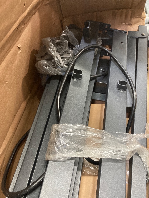 Photo 1 of *************METAL PLATFORM ONLY********Gohapnis Full Size Bed Frame with Headboard and Footboard,Black Metal Platform Bed Frames with LED Lights and USB Charging Station,Heavy Duty Metal Slats,No Box Spring Needed,Sturdy&Noise Free