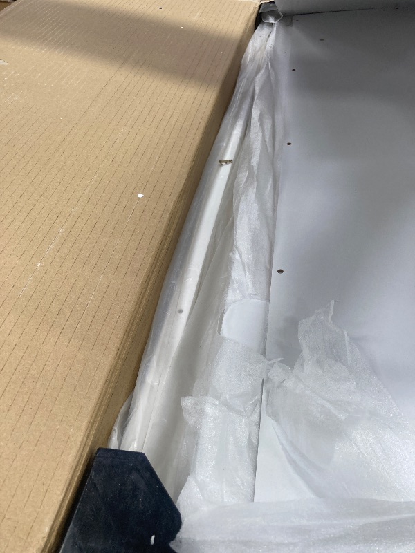 Photo 1 of *MISSING REST OF THE BOXES******BOX 3 OF 3********Twin loft bed with desk , storage cabinet drawers white