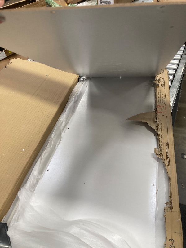 Photo 1 of *MISSING REST OF THE BOXES******BOX 3 OF 3********Twin loft bed with desk , storage cabinet drawers white