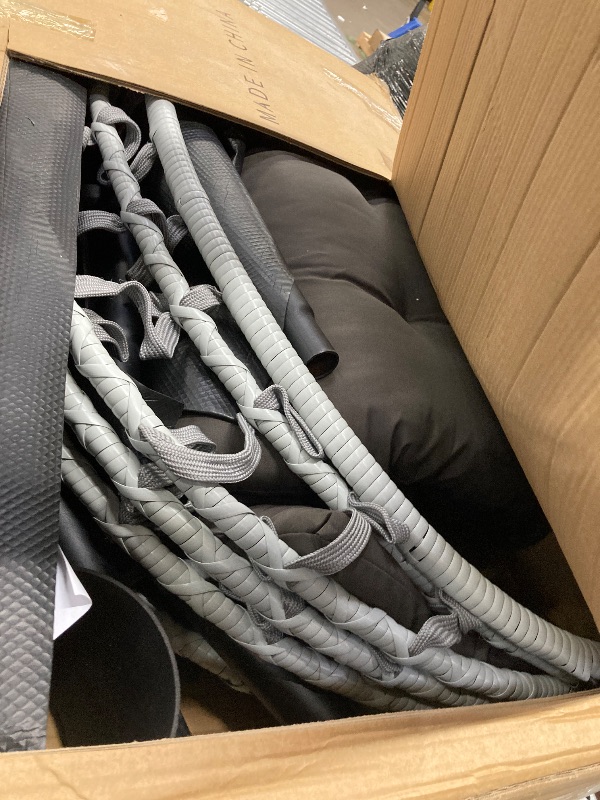 Photo 1 of **MISSING PARTS**YITAHOME Egg Chair Swing Hanging Outdoor Wicker Hammock Chairs Indoor with Steel Stand UV Resistant Cushion 330lbs for Patio, Bedroom, Garden and Balcony - Gray