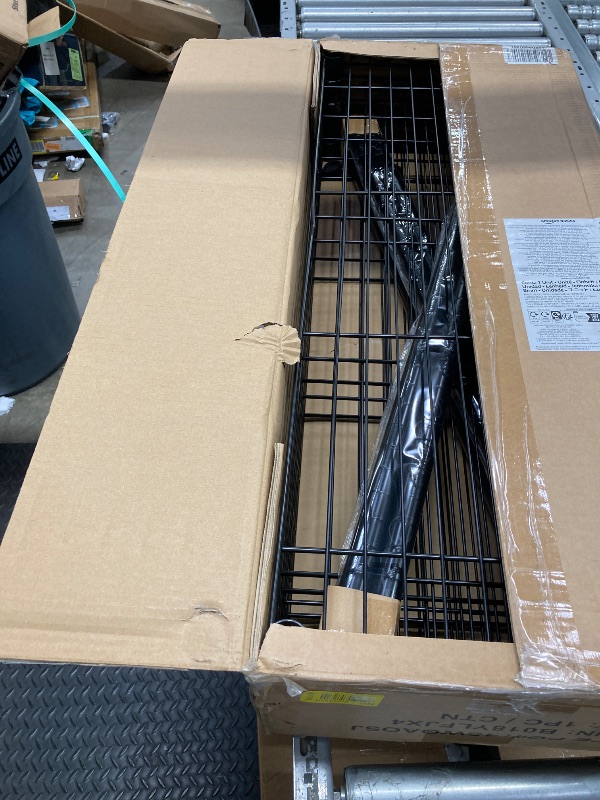 Photo 1 of ***(OPEN BOX, SOME SCUFFS/SCRATCHES)*** 
Amazon Basics 5-Shelf Adjustable Heavy Duty Steel Wire Rack Storage Shelving Organizer for Kitchen, Garage, 36" L x 14" W x 72" H, Black