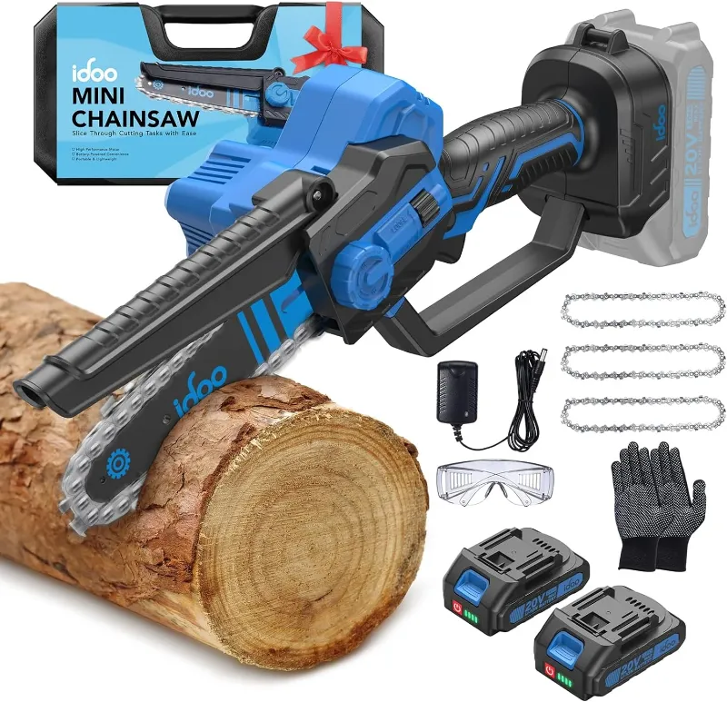 Photo 1 of 
Hero image 1 of iDOO 6" Cordless Handheld Mini Electric Chainsaw for Wood Cutting Tree Trimming -Blue, 1 of 11





Reviewers highlighted: trimming, limbs, ease of use
Clearance
Visit the iDOO Store
iDOO 6" Cordless Handheld Mini Electric Chainsaw for Wo
