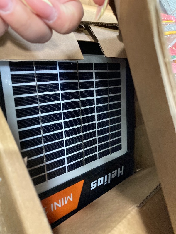 Photo 1 of 10 Miles Solar Electric Fence Charger with Day/Night Mode, 0.11J Portable Solar Fence Charger with Rechargeable Solar Panel for 24-Hour Uninterrupted Protection Electric Fence Energizer