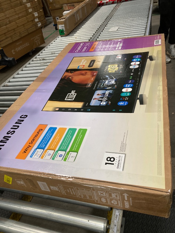 Photo 1 of ** PARTS ONLY** Samsung 58-Inch Class Crystal UHD U8000F 4K Smart TV (2025 Model) Endless Free Content, Crystal Processor 4K, MetalStream Design, Knox Security, Alexa Built-in