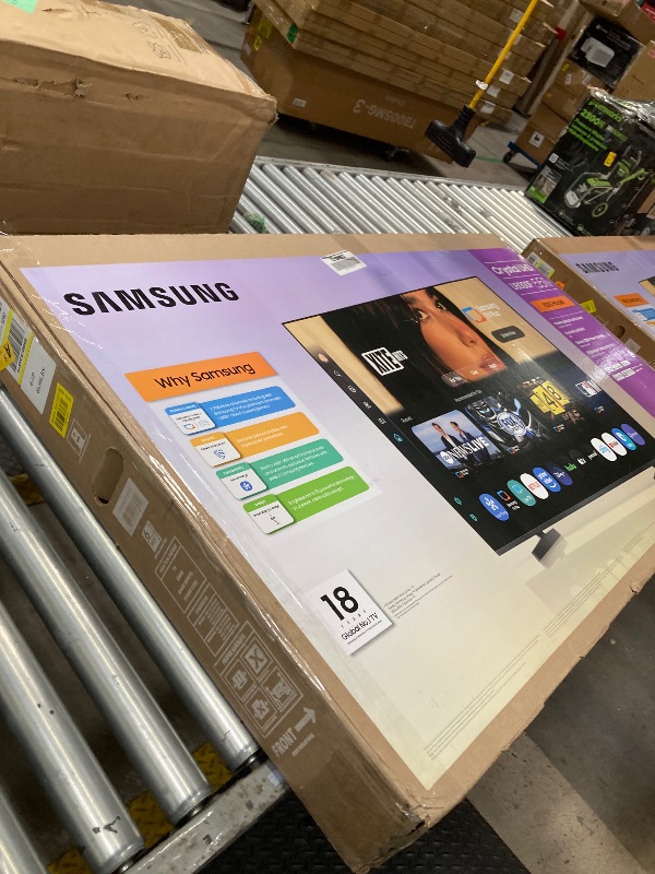 Photo 1 of **PARTS ONLY** Samsung 55-Inch Class Crystal UHD U8000F 4K Smart TV (2025 Model) Endless Free Content, Crystal Processor 4K, MetalStream Design, Knox Security, Compatible with Alexa
