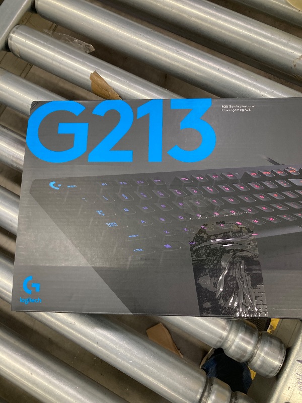 Photo 1 of Logitech G213 RGB Mechanical Gaming Keyboard, Low Profile GL Clicky Key Switch, LIGHTSYNC RGB, Advanced LIGHTSPEED Wireless and Bluetooth Support - Clicky,Black