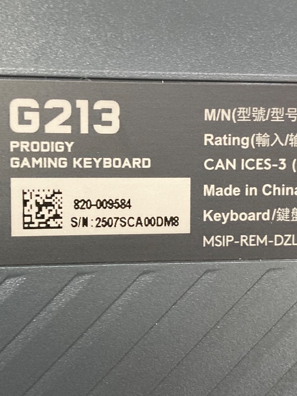 Photo 1 of Logitech G213 RGB Mechanical Gaming Keyboard, Low Profile GL Clicky Key Switch, LIGHTSYNC RGB, Advanced LIGHTSPEED Wireless and Bluetooth Support - Clicky,Black