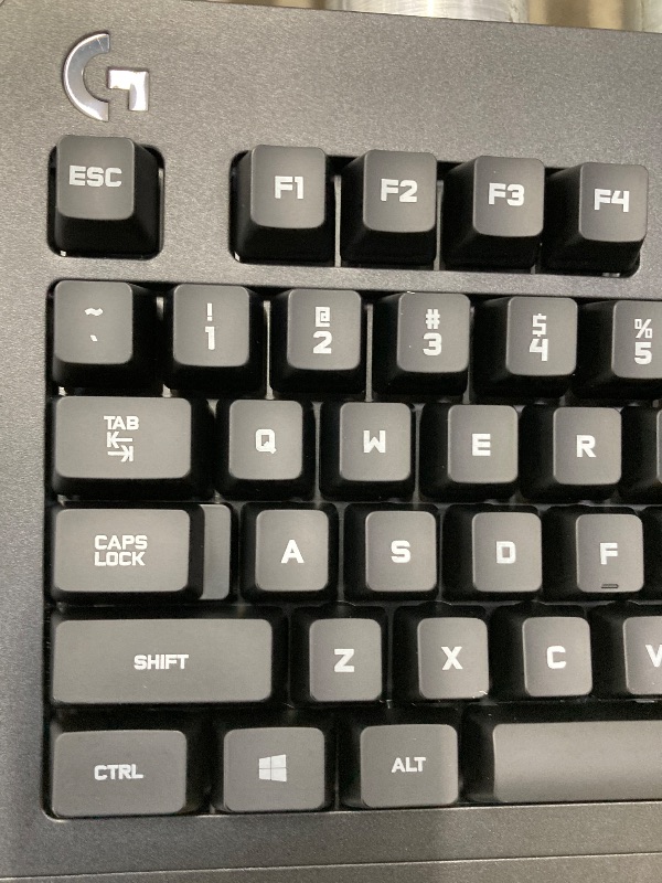 Photo 1 of Logitech G213 RGB Mechanical Gaming Keyboard, Low Profile GL Clicky Key Switch, LIGHTSYNC RGB, Advanced LIGHTSPEED Wireless and Bluetooth Support - Clicky,Black