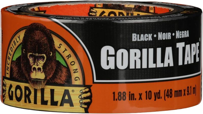 Photo 1 of 2 Gorilla Gorilla Tape, 3" Core, 1.88" x 10 yds, Black