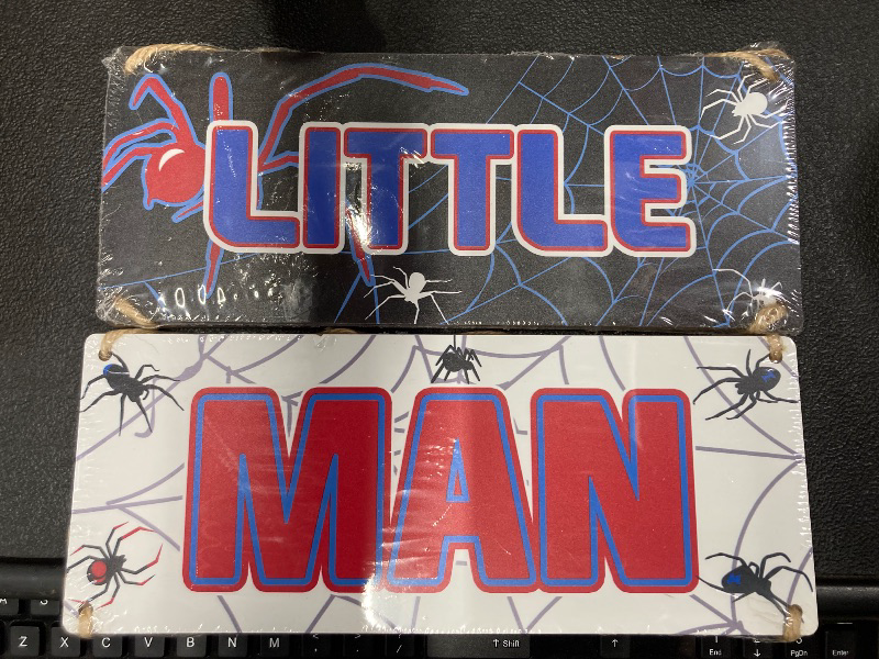 Photo 1 of "Little Man", 3PCS Wooden, Spider man