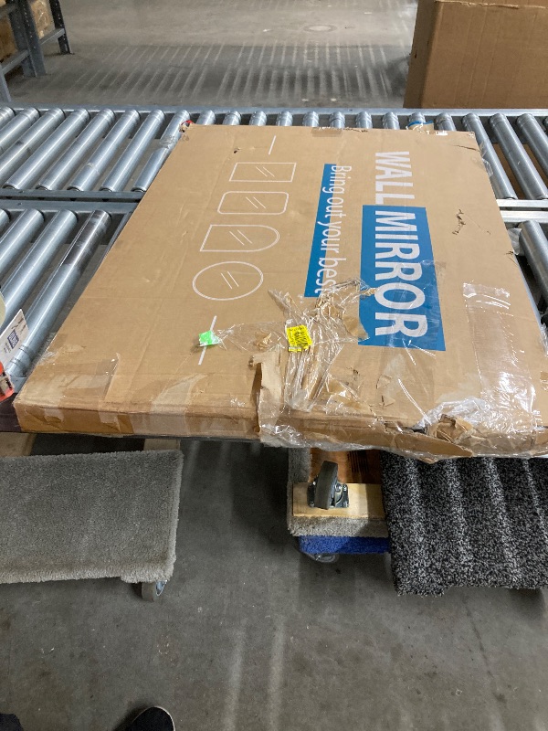 Photo 1 of **The description is a reference**BEAUTYPEAK Wall Decor Mirror Arched Metal Vintage Bathroom Mirror,Gold. Medium