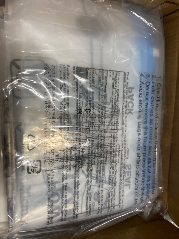 Photo 1 of 15 Combo Vacuum Storage Bags, Home Essentials Space Saver Vacuum Bags Compression, Hand Pump Included(Clear)