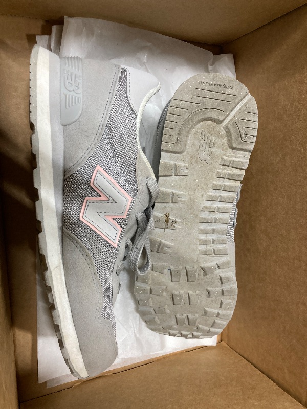 Photo 1 of **Bottoms are dirty**New Balance Girls 515 V1 Lace-up Sneaker, Rain Cloud/Pink Haze, 4 Big Kid