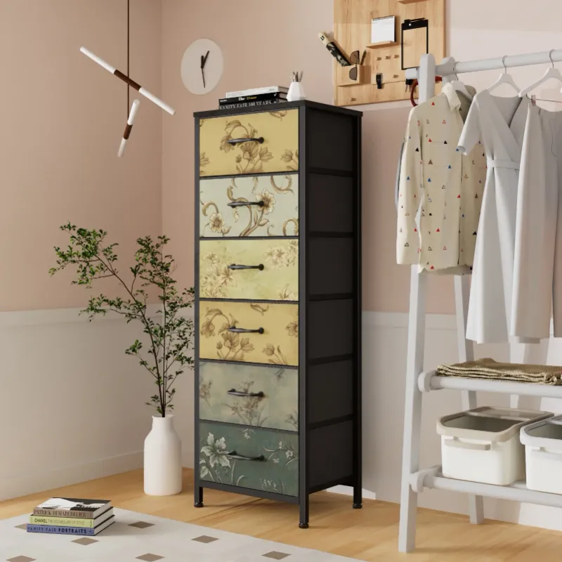 Photo 1 of ** Furniture Pieces - Partial set - Black ** TYDIMOR Tall Dresser for Bedroom - 5 Large Wooden Drawers, White Chests of Drawers Organizer
