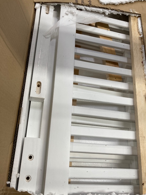 Photo 1 of ***(PARTS ONLY -SELLING AS IS)***
FOR PETS PAPROOS TWIN Size Floor Bed, Solid Wood Floor Platform Bed with Slat, Fence Guardrail and Door, No Box Spring Needed