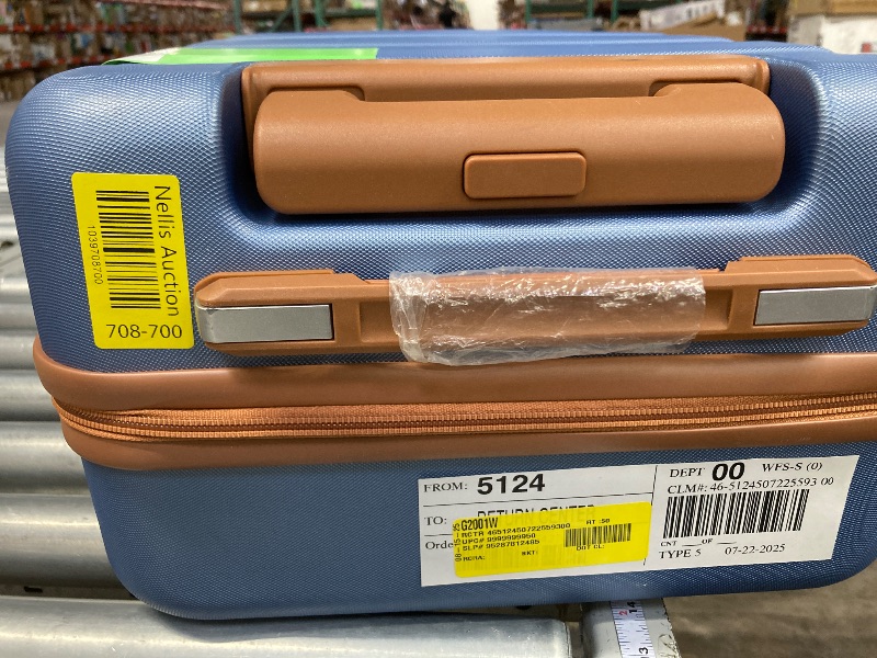 Photo 1 of ******No wheels******

Joyway Carry on Luggage 20 in Carry-on Suitcase with Spinner Wheels Hardside 3PCS Set with TSA Lock-Ice Blue
