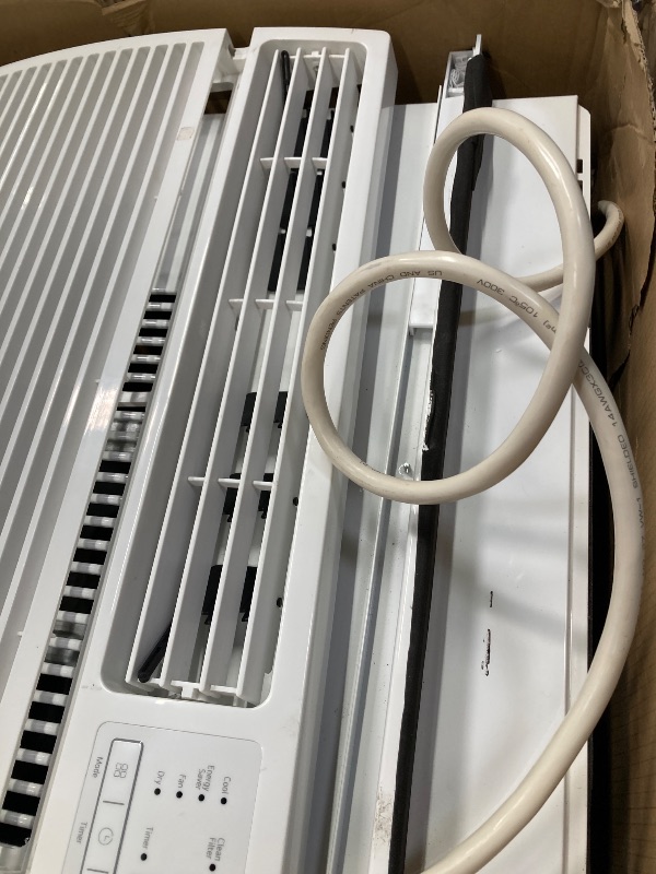 Photo 1 of ***(SELLING AS PARTS ONLY-NON FUNCTIONING)***LG LW1424RD, 14000 BTU, White 14,000 Window Air Conditioner, 115V, 700 Sq.Ft. (25' x 28' Room Size), Quiet Operation, Electronic Control with Remote, 3 Cooling & Fan Speeds, Auto Restart