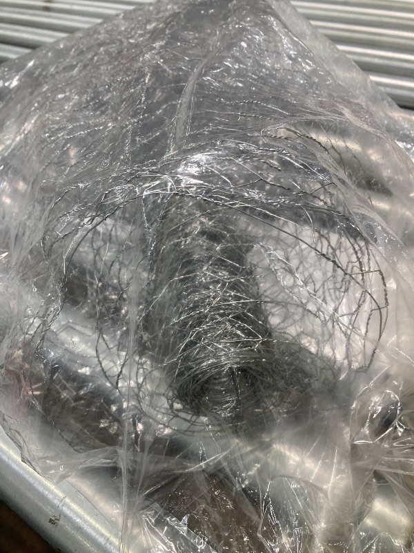 Photo 1 of ***(USED, NOT IN BOX)***
Chicken Wire 13.7 in x ???in Poultry Wire Netting Hexagonal Galvanized Mesh Garden Fence Barrier for Craft Projects, Pet Rabbit Chicken Fencing