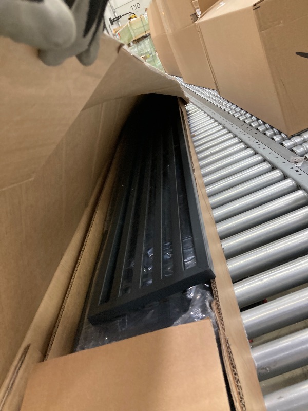 Photo 1 of ***(MISSING PARTS, INCOMPLETE SELLING AS PARTS ONLY)*** 

GVDV 8'x 5' Grill Gazebo Canopy, Outdoor BBQ Gazebo Shelter with 2 Side Shelves & Double-Tiered Top
