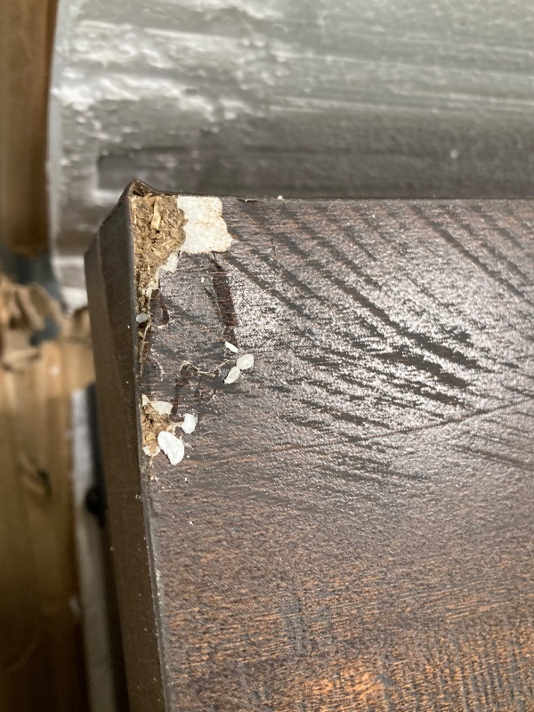 Photo 1 of ***(PARTS ONLY -SELLING AS PARTS ONLY -ONE DRAWER FRONT BROKEN/CRACKED SEE ALL PHOTOS)*** 
Farmhouse TV Stand for 65 Inch TV, Entertainment Center with Storage