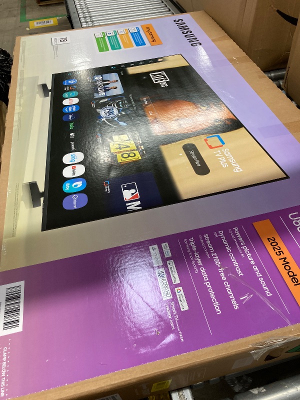 Photo 1 of ***PARTS ONLY***
Samsung 58-Inch Class Crystal UHD U8000F 4K Smart TV (2025 Model) Endless Free Content, Crystal Processor 4K, MetalStream Design, Knox Security, Alexa Built-in