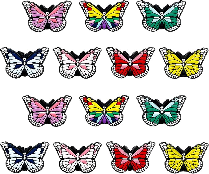 Photo 1 of 14 Pcs Silicone Focal Bead Cute Loose Beads Accessory for DIY Keychains Bracelet Necklace Pens Lanyard Making (Mouse Head) **stock photo is for reference only these are mickey mouse heads***