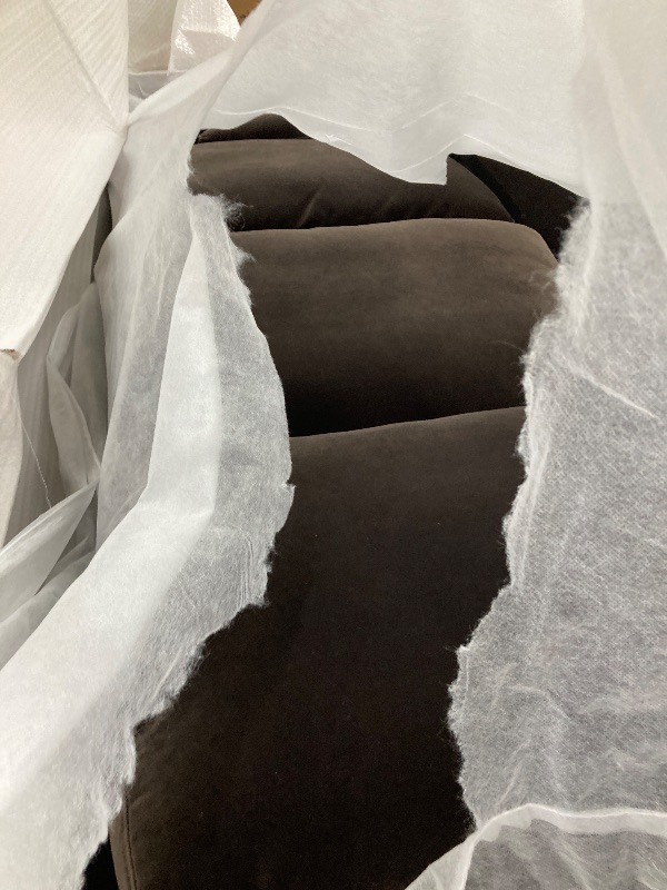 Photo 1 of 3 seater brown couch with matching pillows