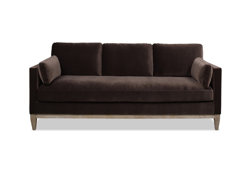 Photo 1 of 3 seater brown couch with matching pillows